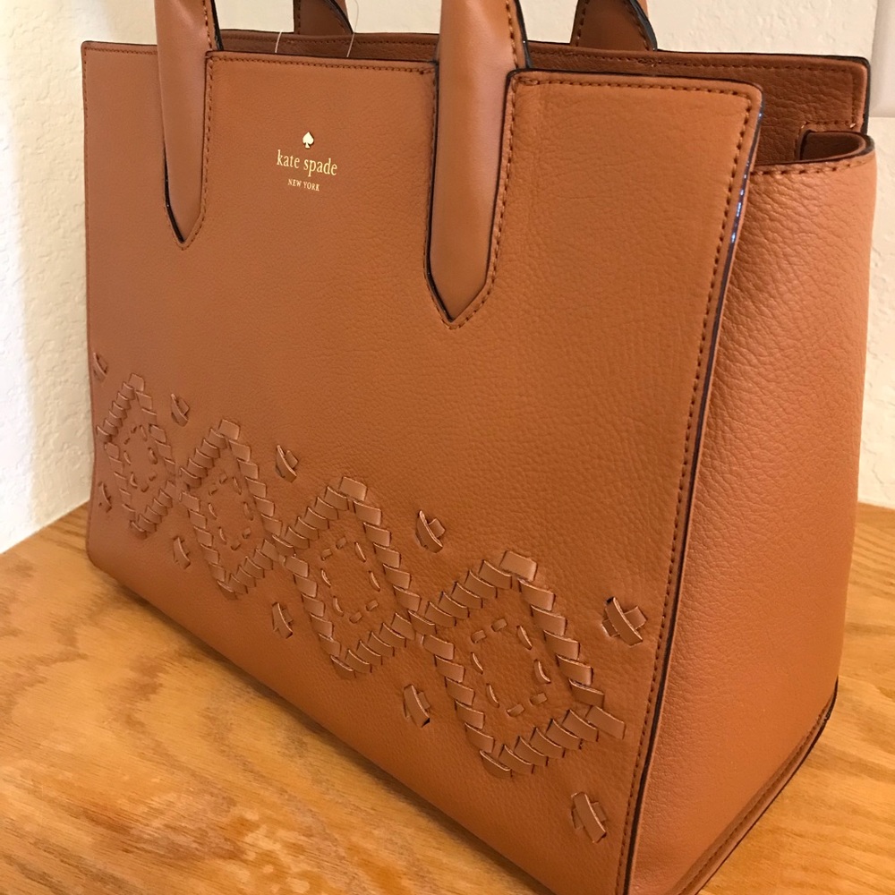Kate spade meriweather flynn Street cognac satchel - Picture 4 of 8
